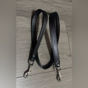 Coach Black Leather Bag Strap